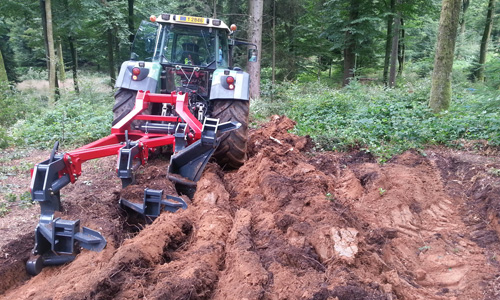 C3S en travail avec tracteur